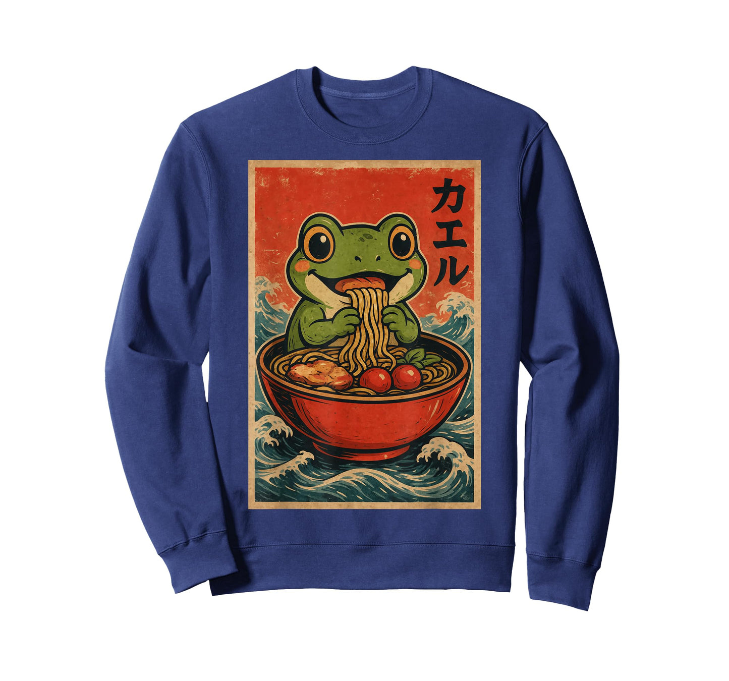 Frog Ramen Japanese Funny Graphic Tees Kawaii T-Shirt