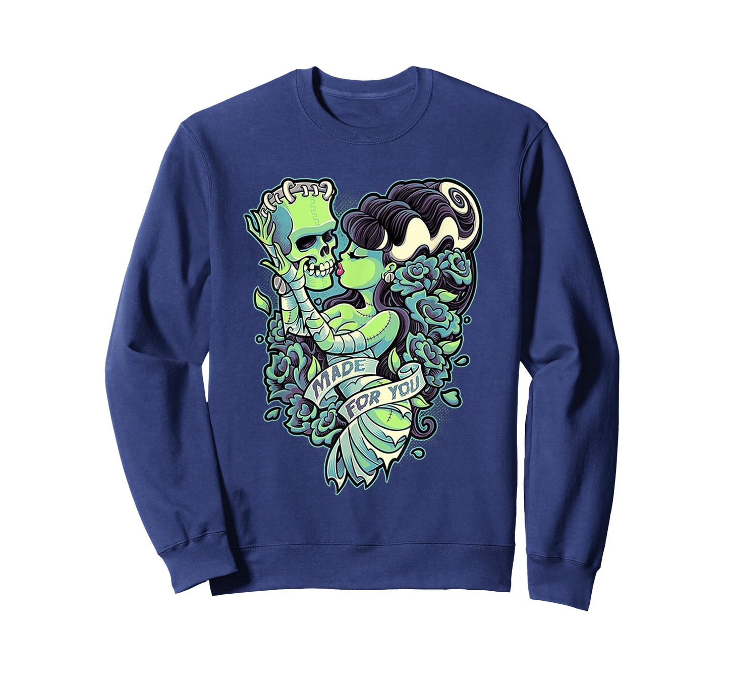 Frankenstein and Bride Made for You T-Shirt Small
