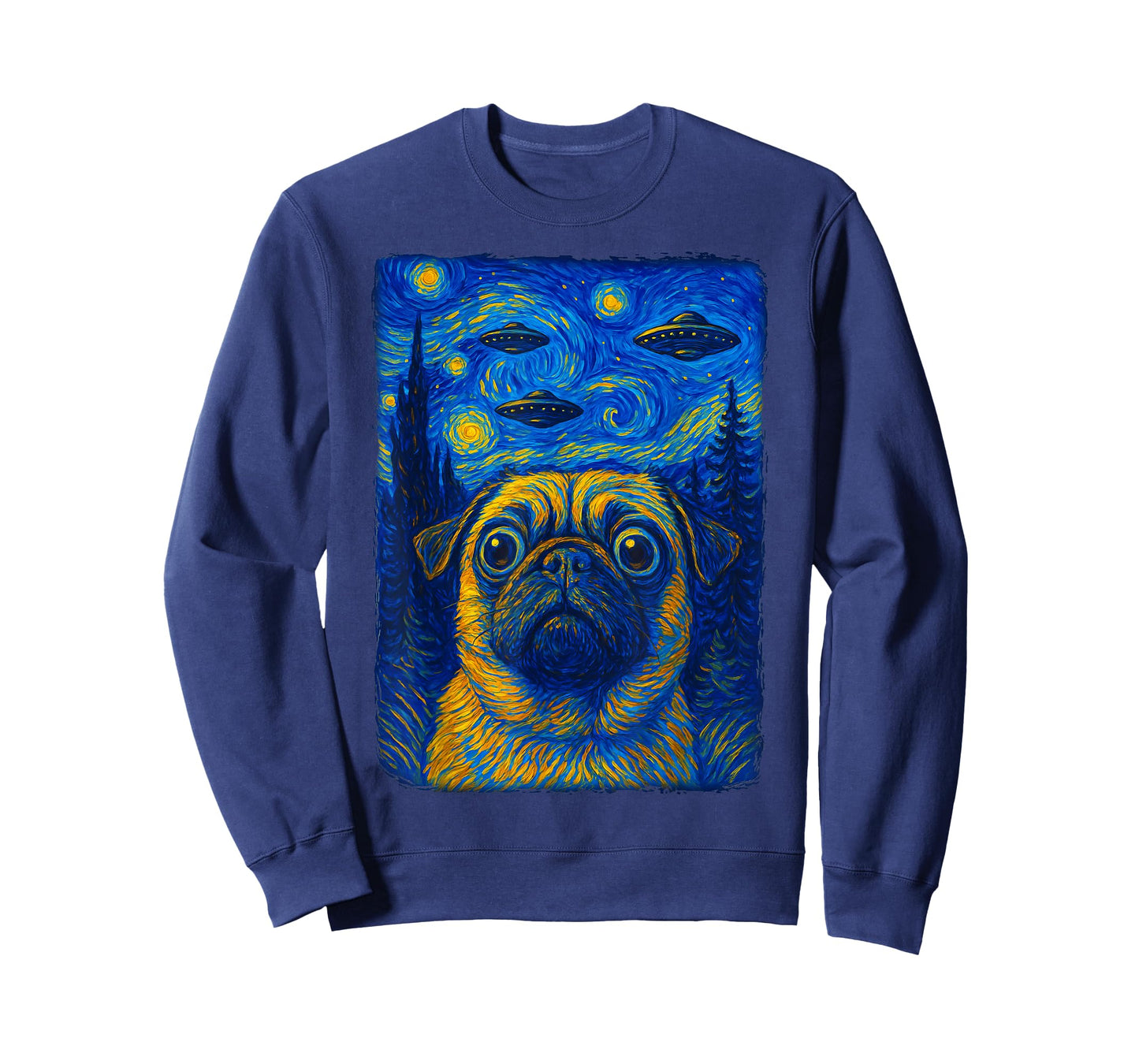 Pug UFO Selfie T-Shirt