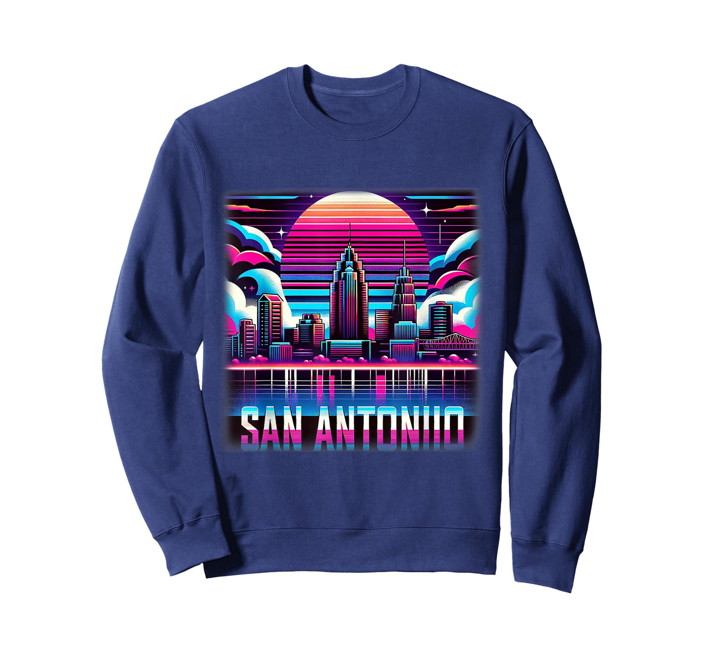 San Antonio Texas Shirt TX Trip 80s 90s Retro City Skyline T-Shirt