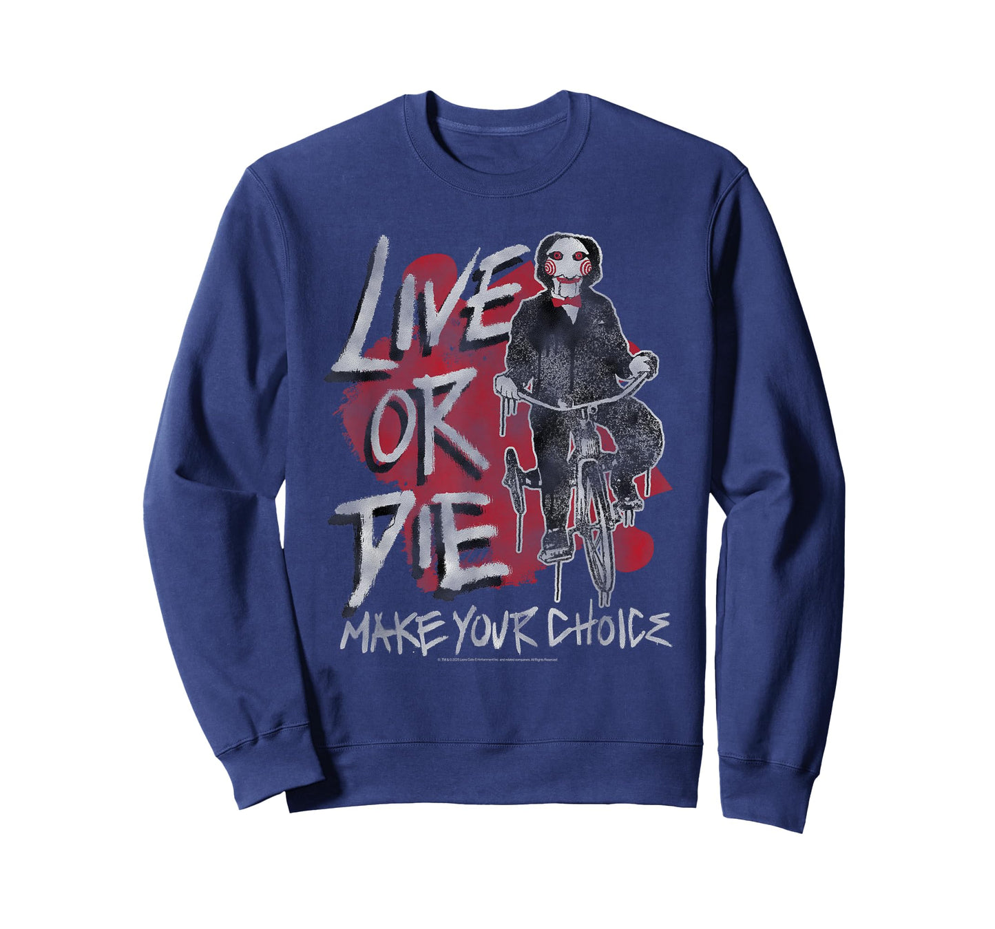 Saw Live or Die Jigsaw on Tricycle Horror Movie T-Shirt