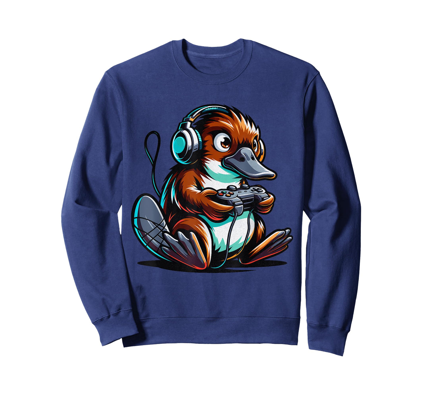 Platypus Shirt Kids Funny Platypus and Video Games Lover T-Shirt