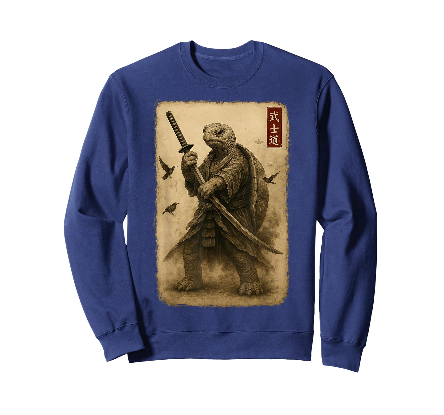 Samurai Turtle Japanese Art Turtle Warrior Bushido Katana T-Shirt