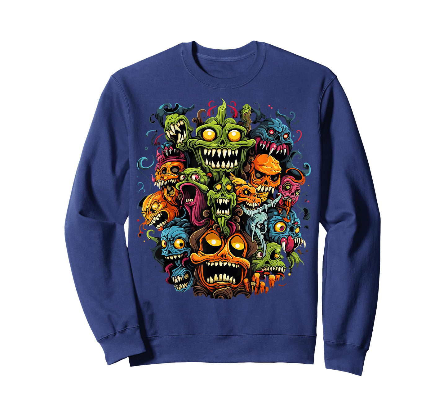 Scary Monster TShirt Halloween Costume Zombie Horror Fun T-Shirt