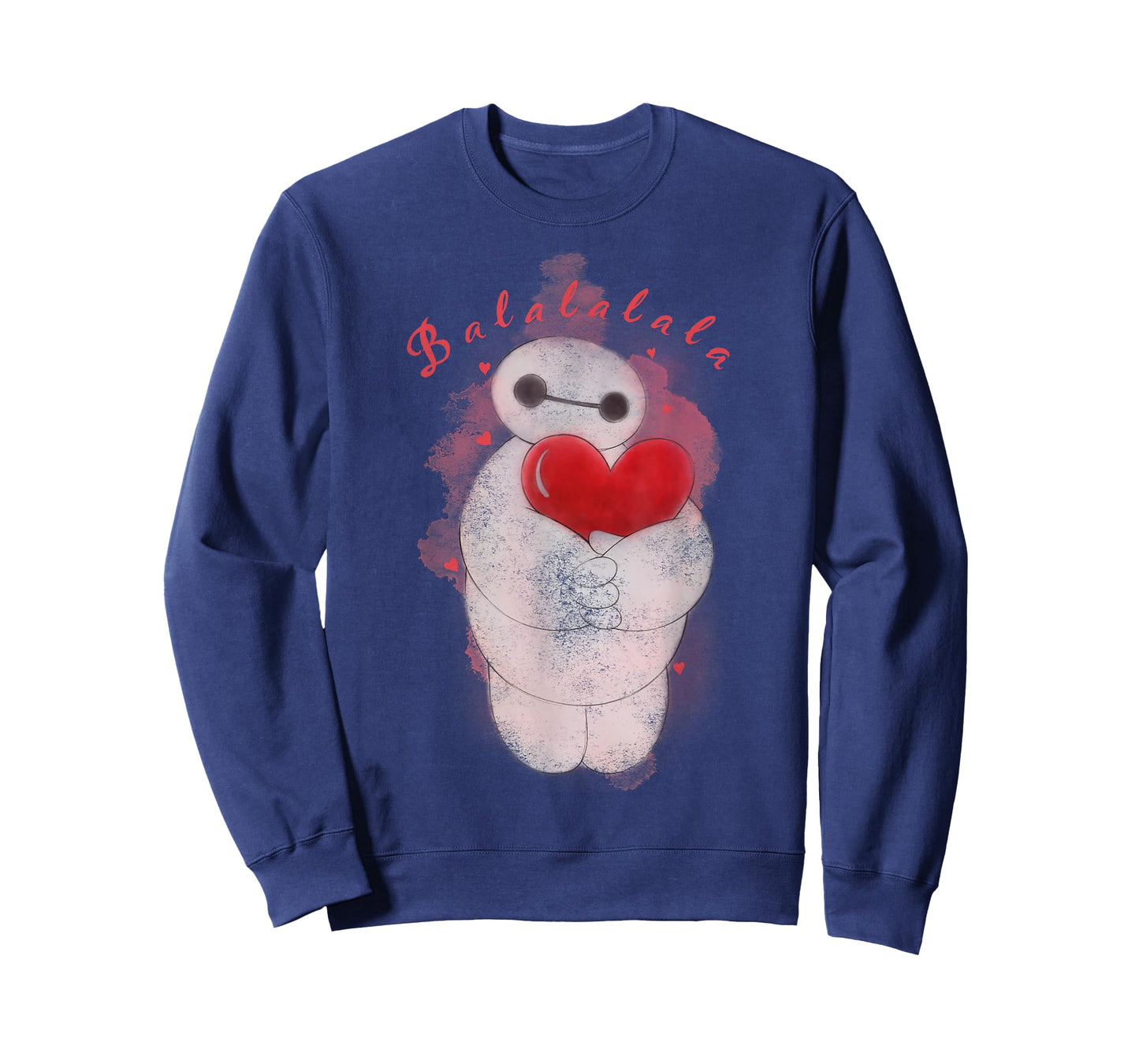 Disney Big Hero 6 Baymax Heart Portrait Graphic T-Shirt T-Shirt