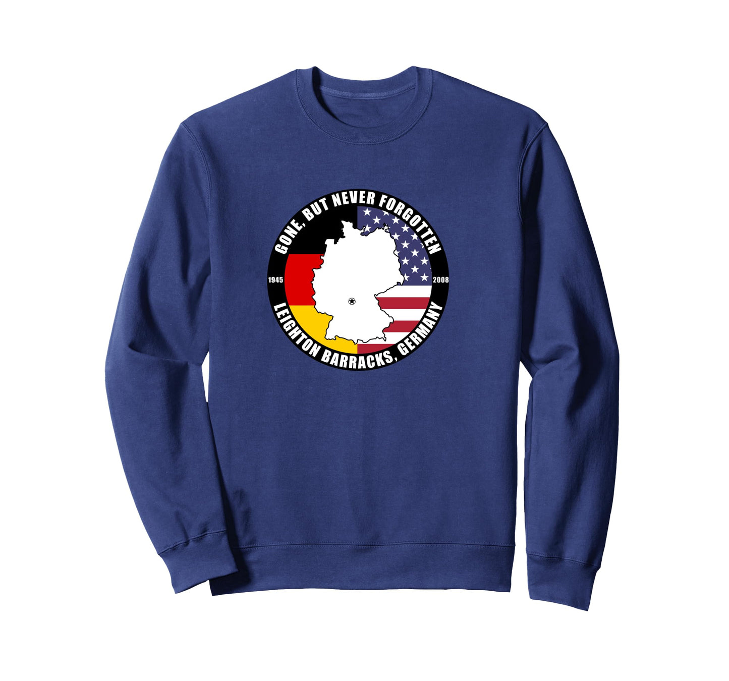 Leighton Barracks Germany Military Base Veteran Long Sleeve T-Shirt