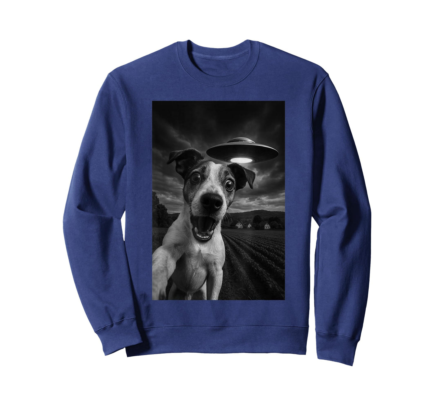 Jack Russell UFO Encounters Selfie T-Shirt