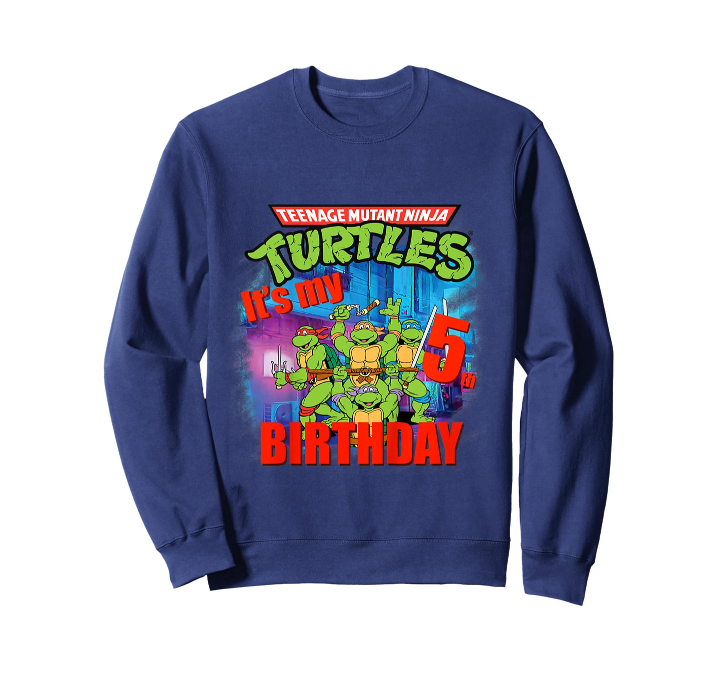 Mademark x Teenage Mutant Ninja Turtles - Original Teenage Mutant Ninja Turtles fifth Birthday 5 T-Shirt