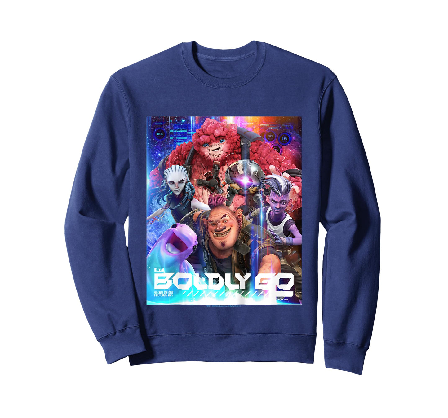 Kids Star Trek: Prodigy Boldly Go Poster T-Shirt