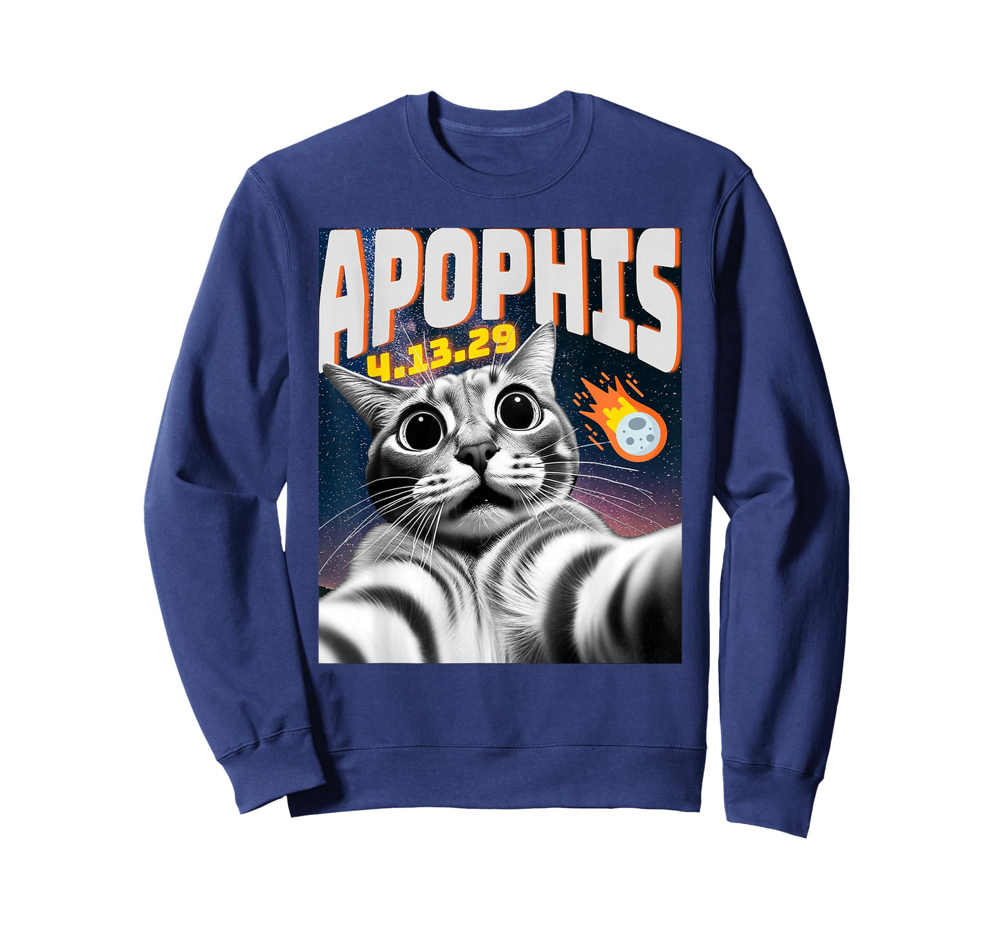 Object 99942 Astronomy Space Comet Apophis 2029 Asteroid Cat T-Shirt