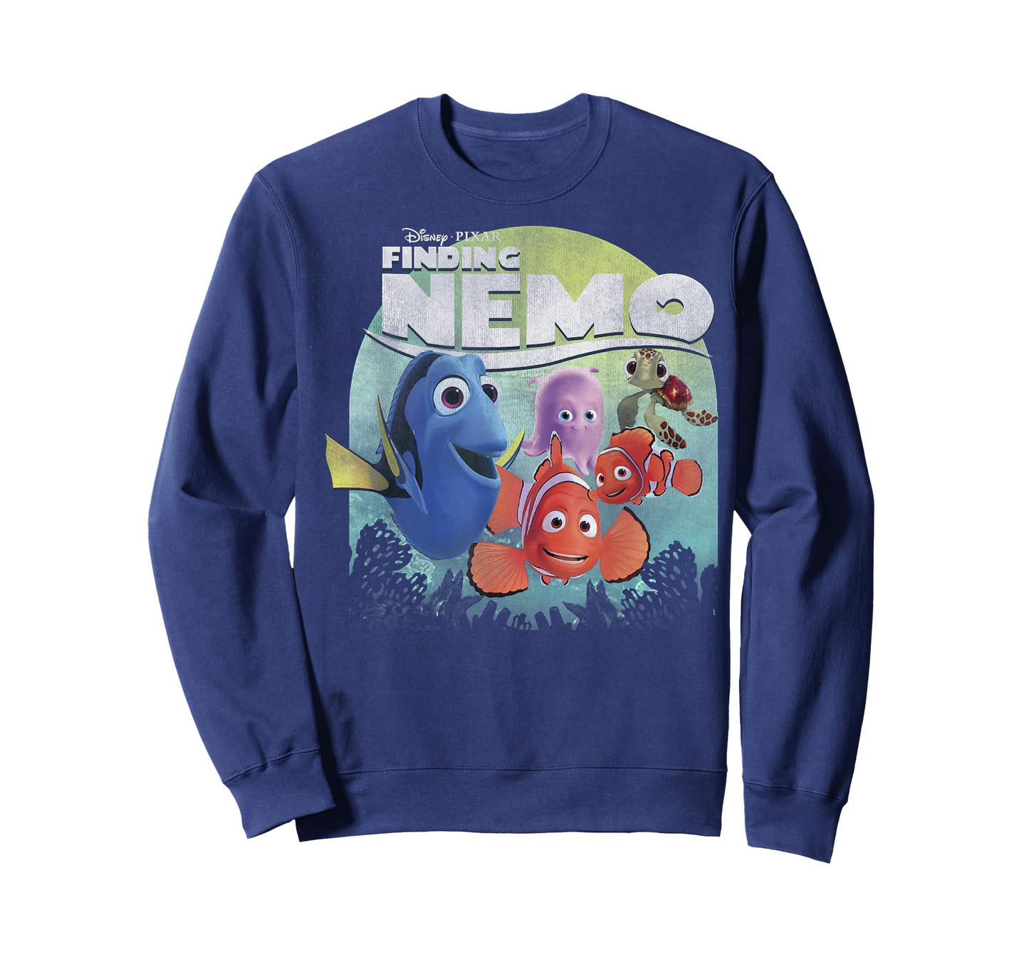 Disney Pixar Finding Nemo Group Shot Poster Graphic T-Shirt T-Shirt Small