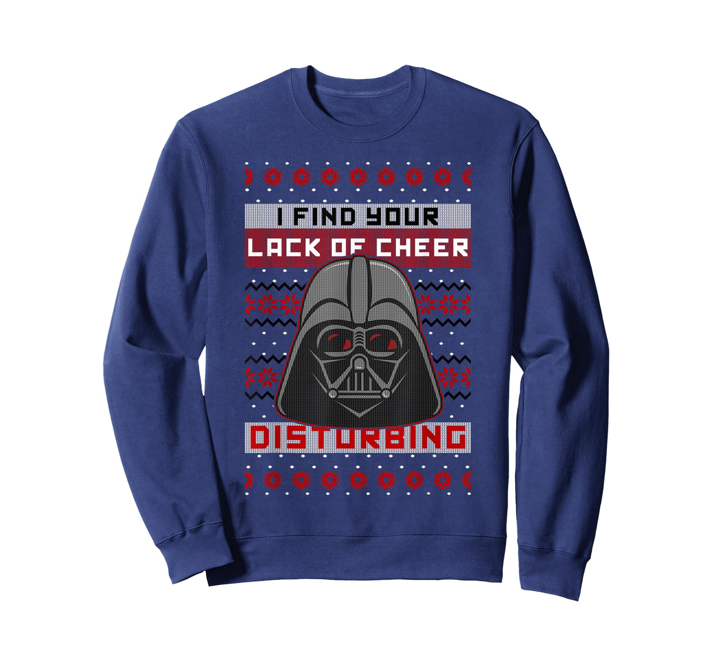 Star Wars Vader Lack Of Cheer Ugly Christmas Sweater T-Shirt T-Shirt