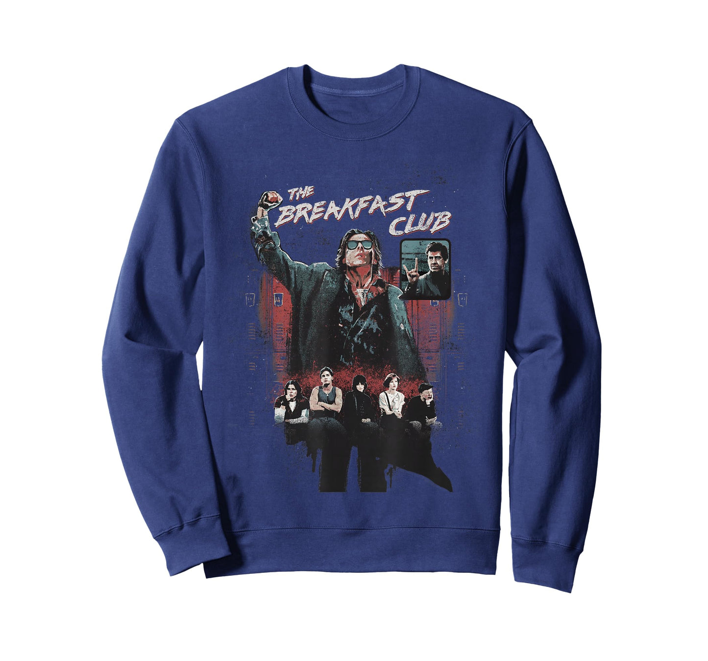 Breakfast Club Vintage Main Cast Logo Graphic T-Shirt T-Shirt