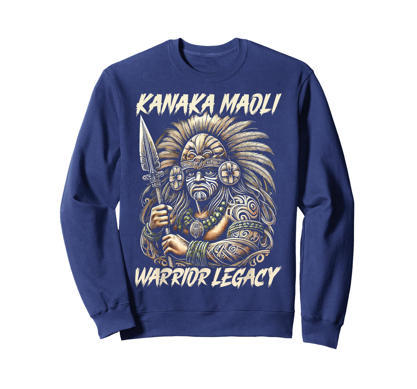 Kanaka Maoli Warrior Native Hawaiian Islands Hawaii Flag T-Shirt