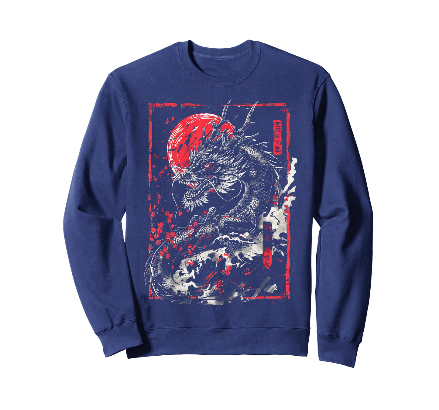 Anime Japanese Goth Cyberpunk City Dragon Art Japan Myth T-Shirt
