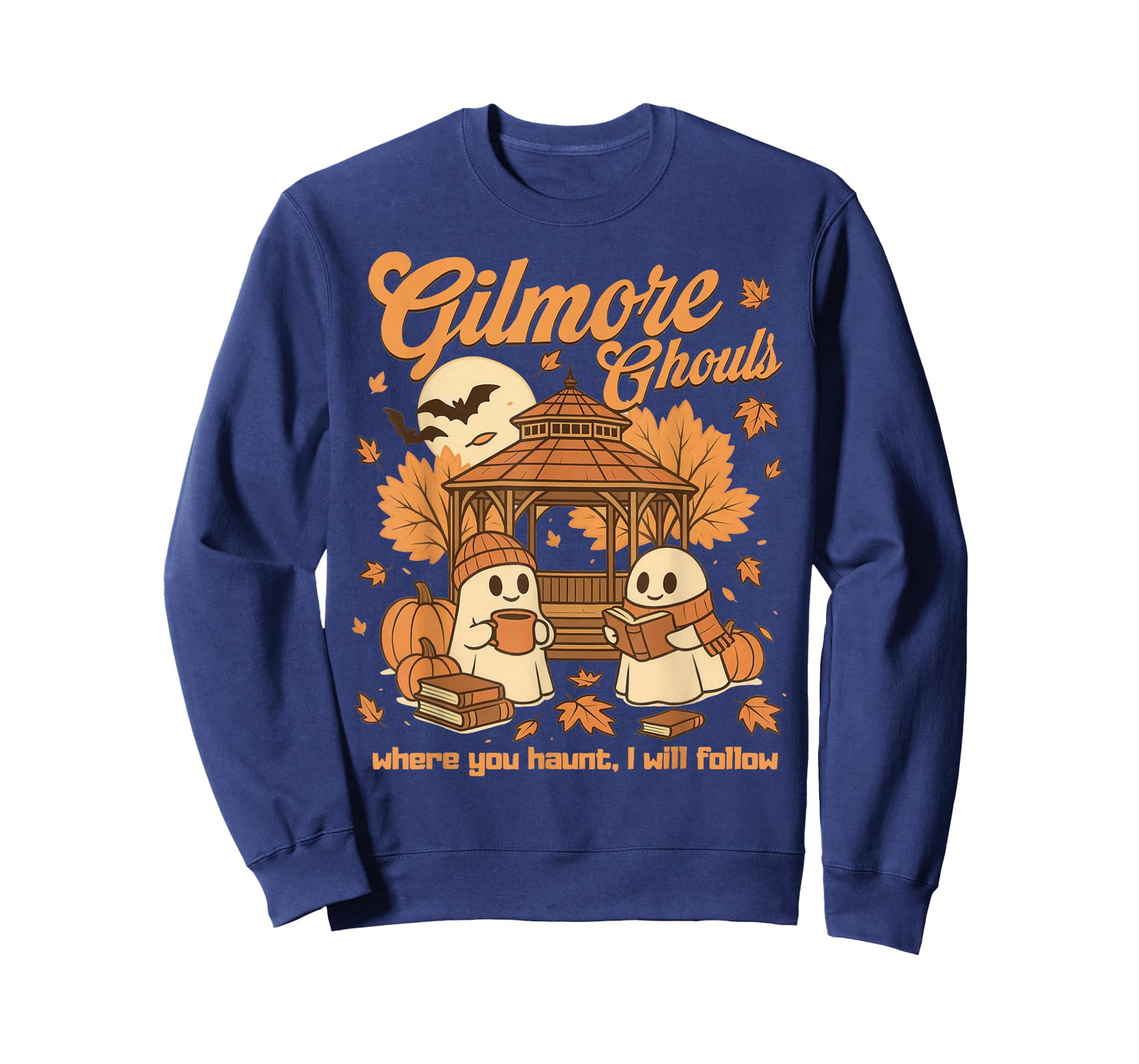 Gilmore Ghouls Where You Haunt I Will Follow Halloween Ghost T-Shirt