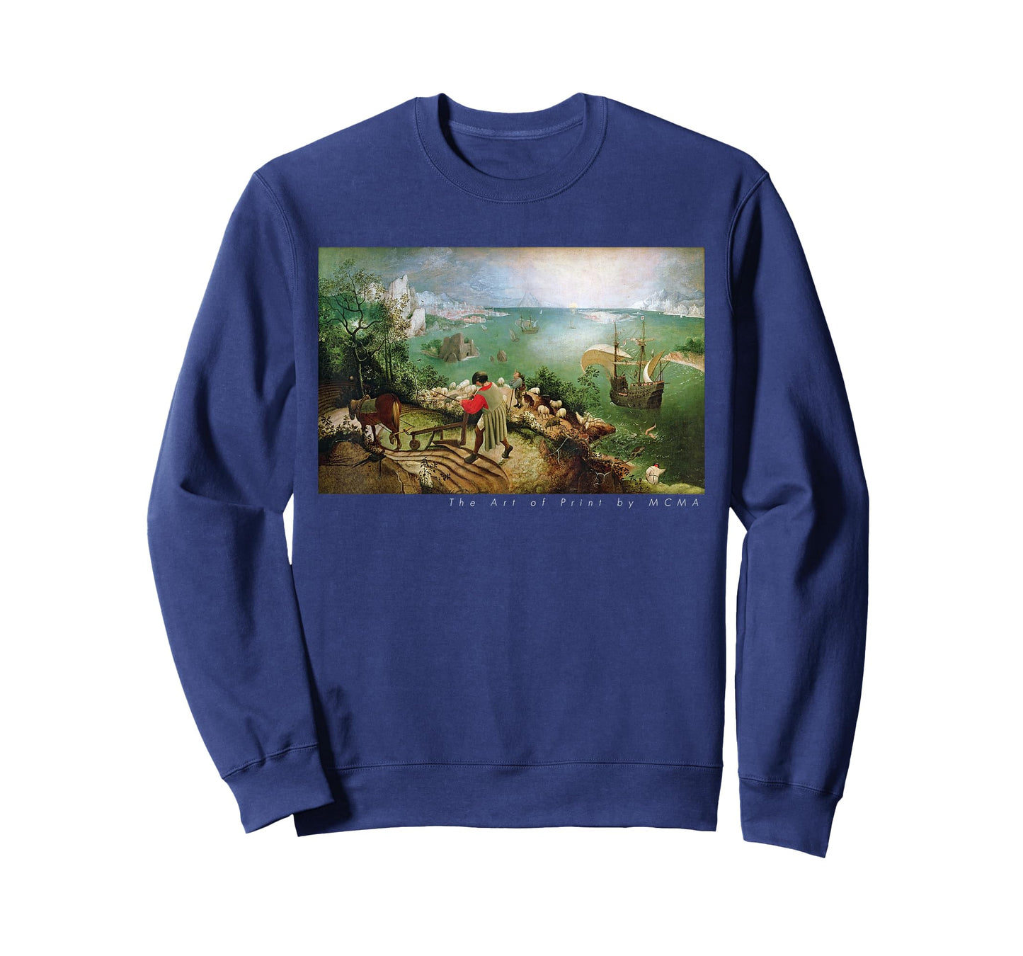 Landscape with the Fall of Icarus, Fine Art Print Graphic T-Shirt