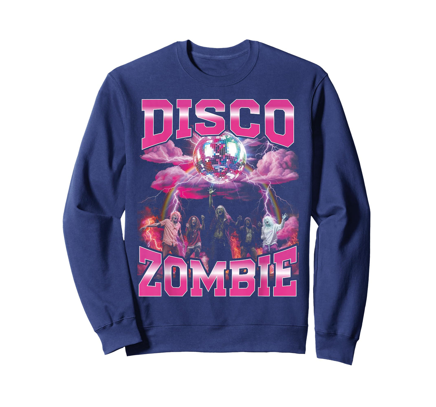 Disco Zombie Bootleg Funny 70s Party Bootleg Halloween T-Shirt