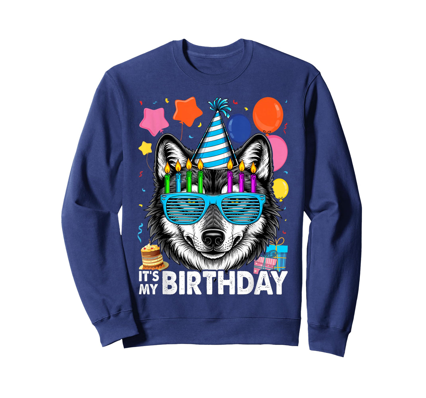 It's My Birthday Wolf for Wolves Themed T-Shirt