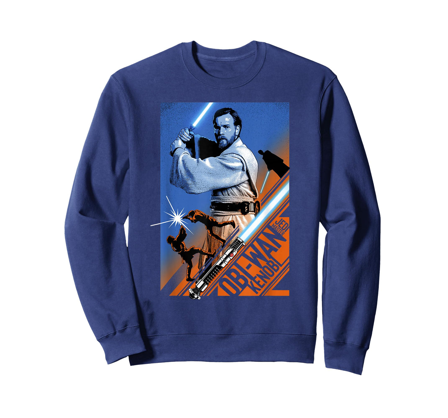 Star Wars Revenge Of The Sith Obi-Wan Kenobi Saber Split T-Shirt