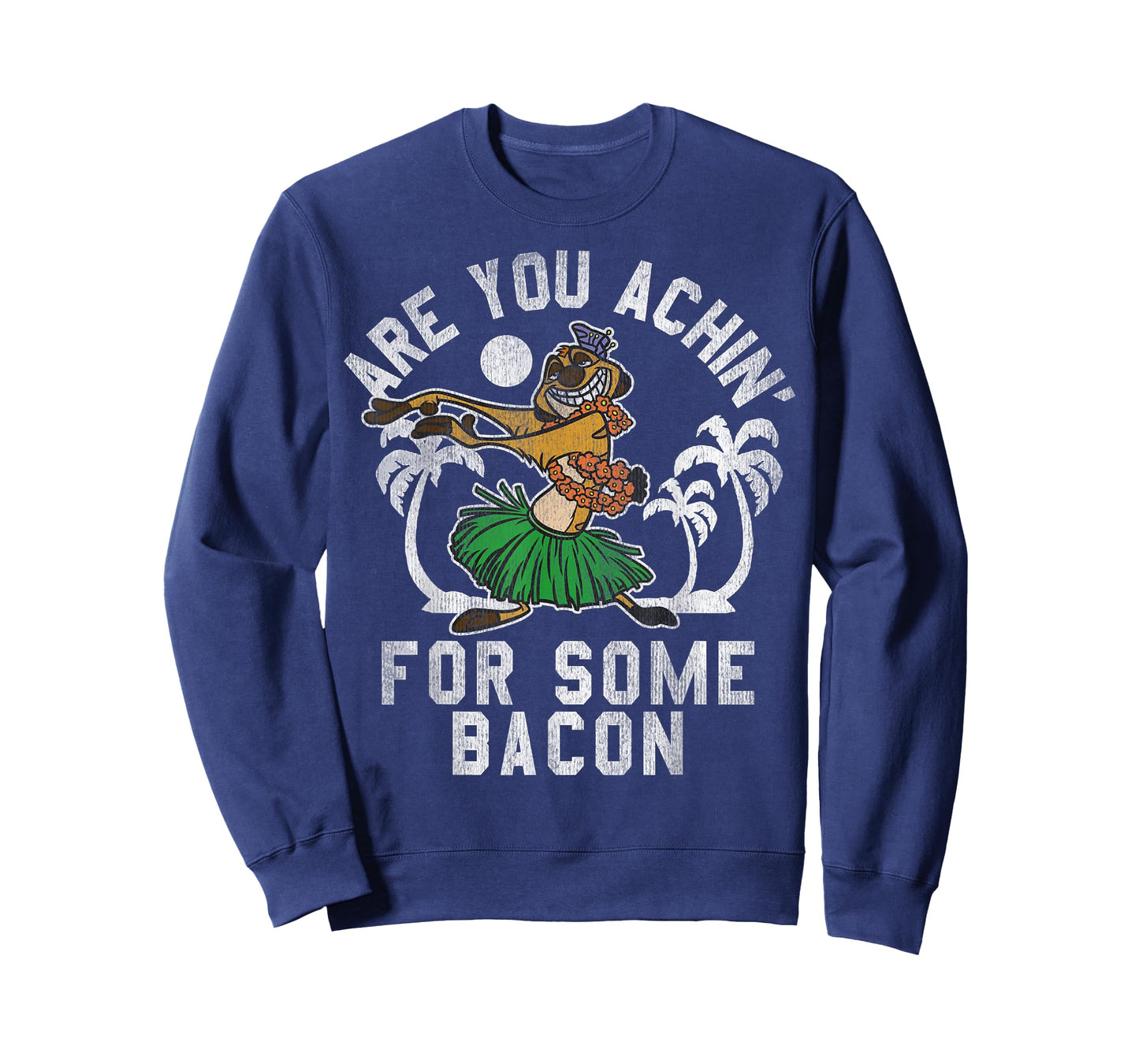 Disney The Lion King Timon Achin' Bacon Distressed Hula T-Shirt