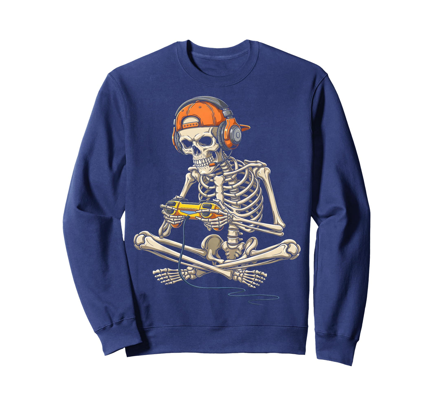 Halloween Skeleton Gamer Video Gaming Funny Gaming Skeleton T-Shirt