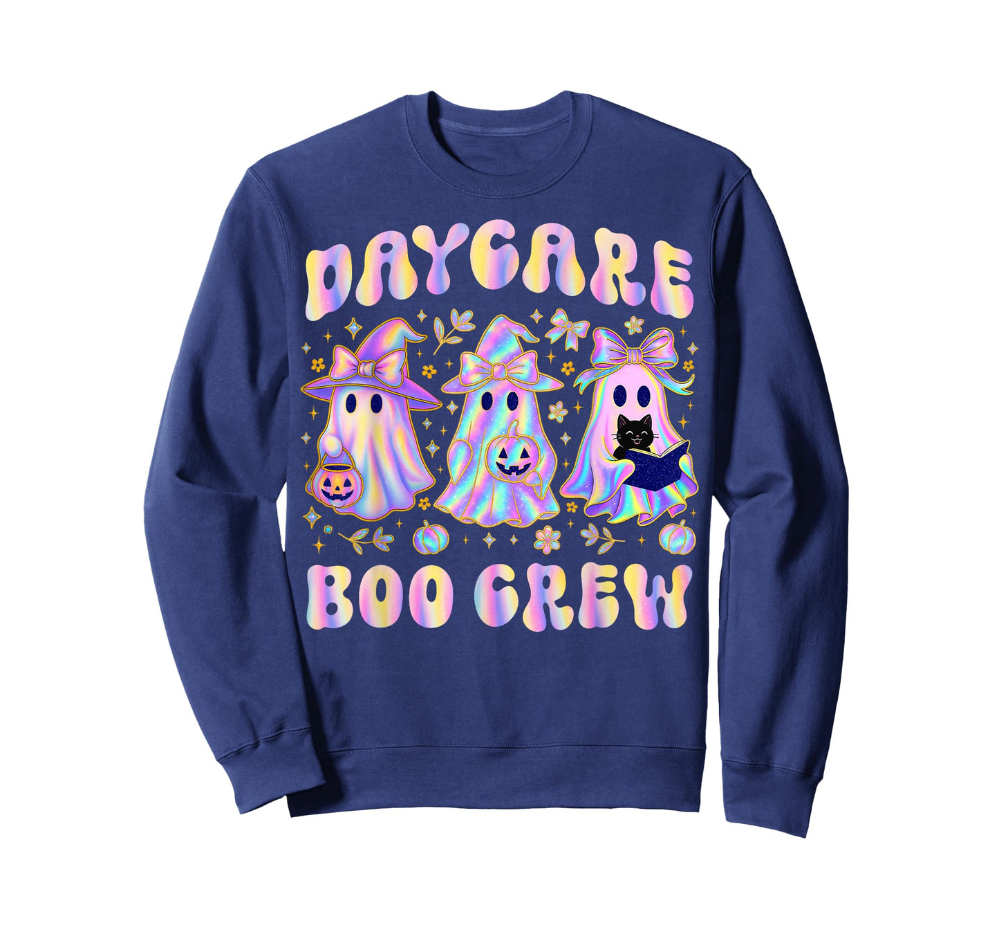 Boo Crew Daycare Teacher Matching Halloween Costume Ghost T-Shirt