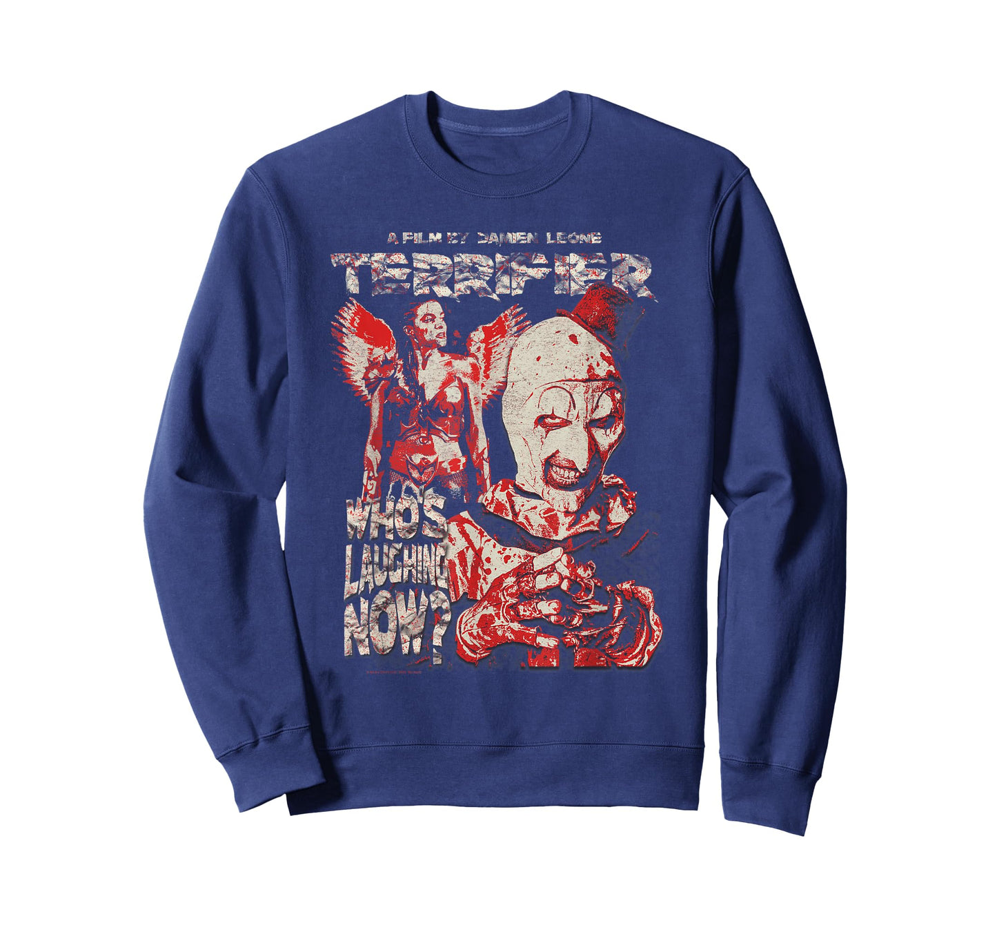 Terrifier Who's Laughing Now Grunge Poster Horror Movie T-Shirt