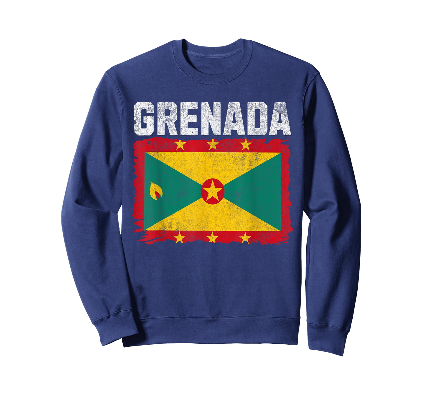 Grenada Flag Vintage Grenadian Pride Caribbean Men Women T-Shirt