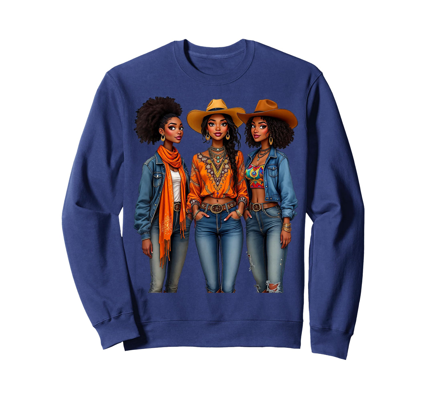 Black Cowgirl Vibes Melanin Black History Texas T-Shirt