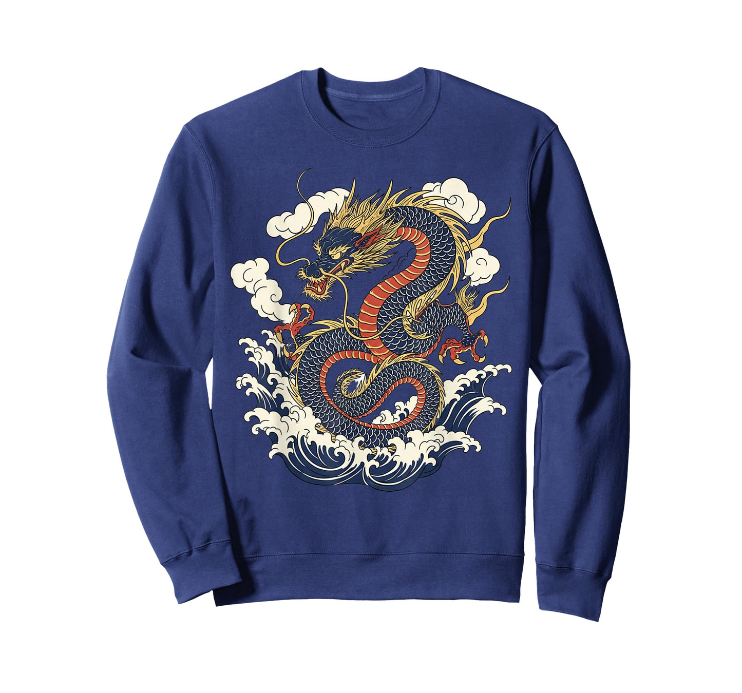 Traditional Chinese Dragon East Asia Dragon Ukiyoe Japanese T-Shirt