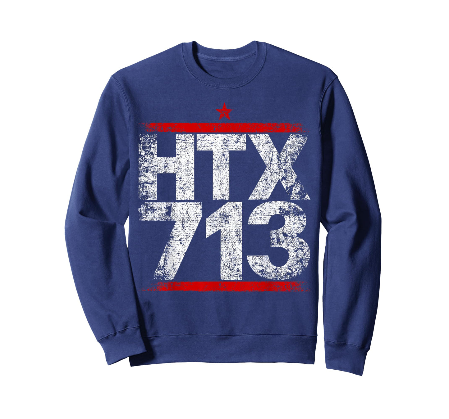 HTX 713 Houston Strong H-Town Distressed Vibe Houston Texas T-Shirt
