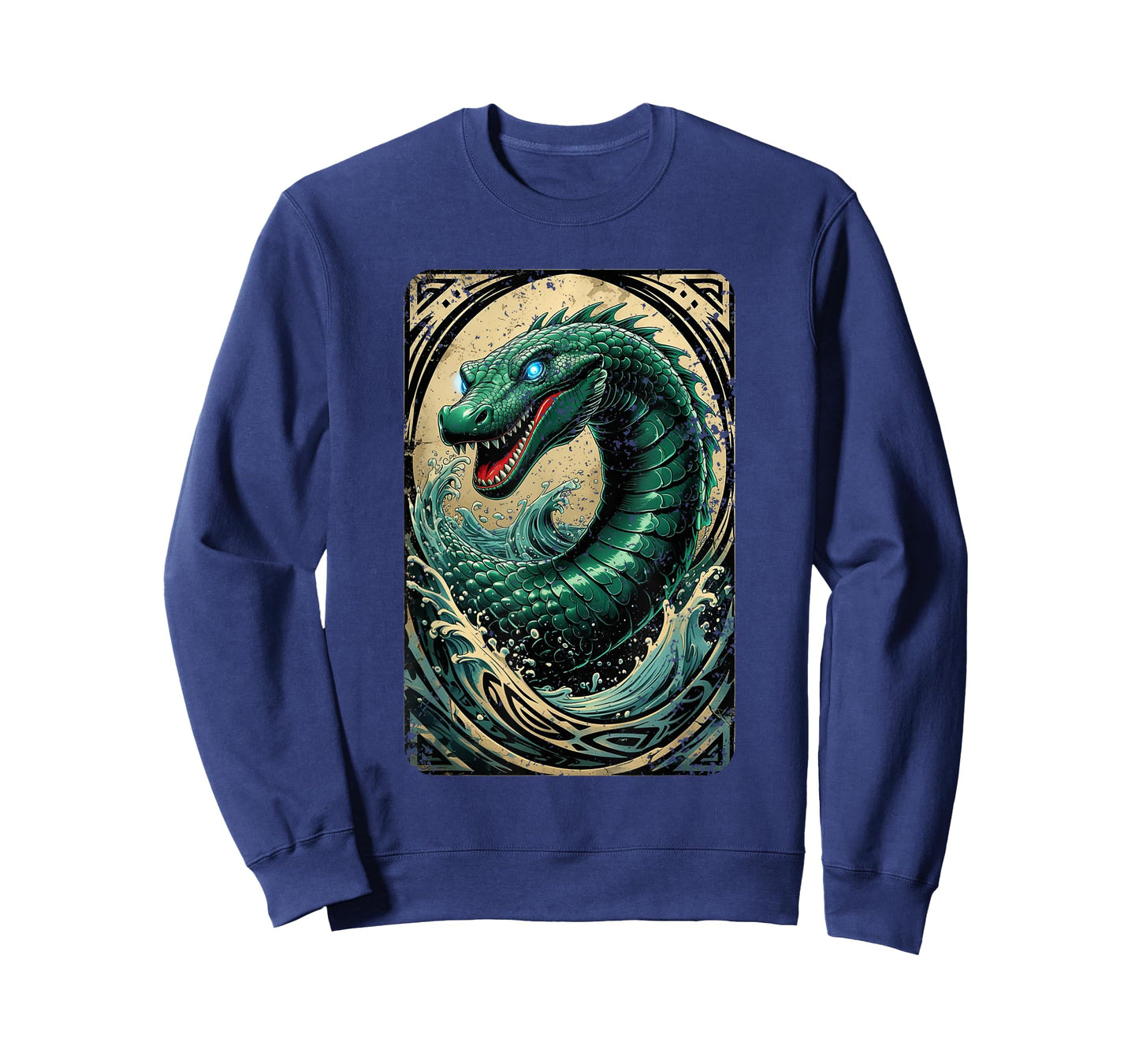 Ogopogo Serpent Cryptid - Lake Myth Folklore Design T-Shirt