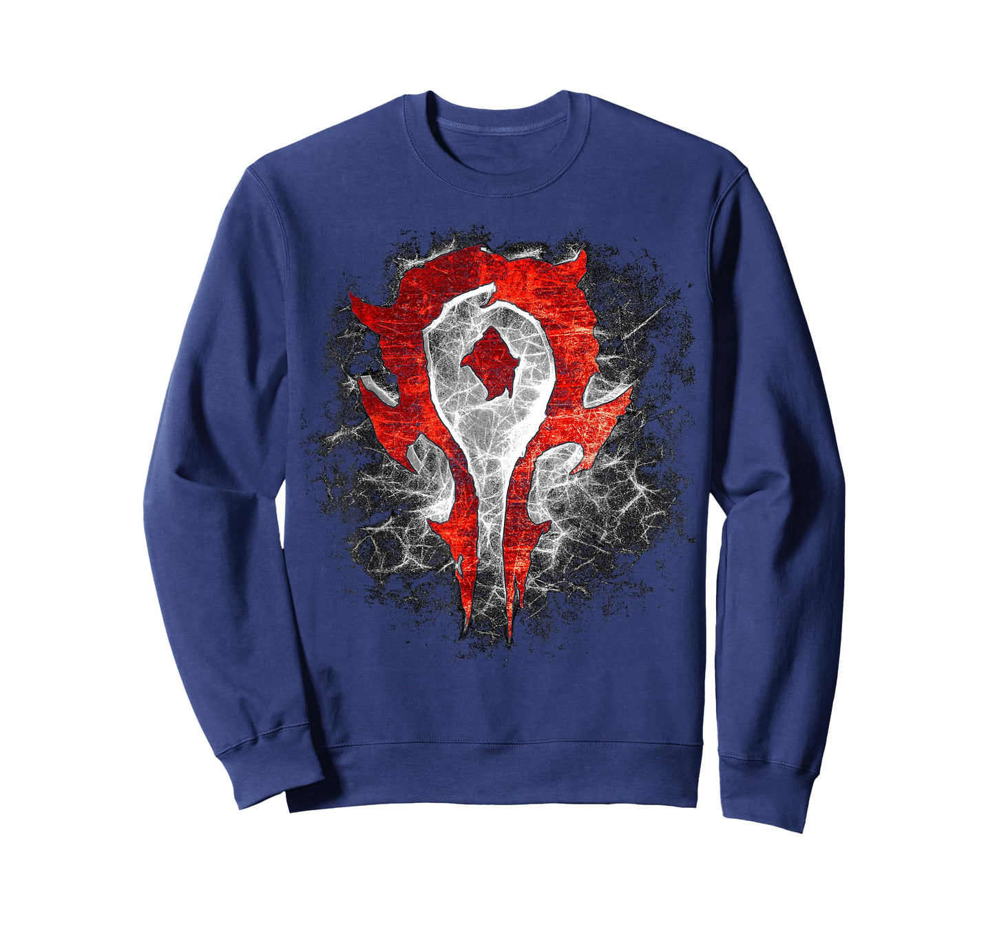 Warcraft Gaming Logo Horde Burst Fiery Crest Epic Gamer T-Shirt