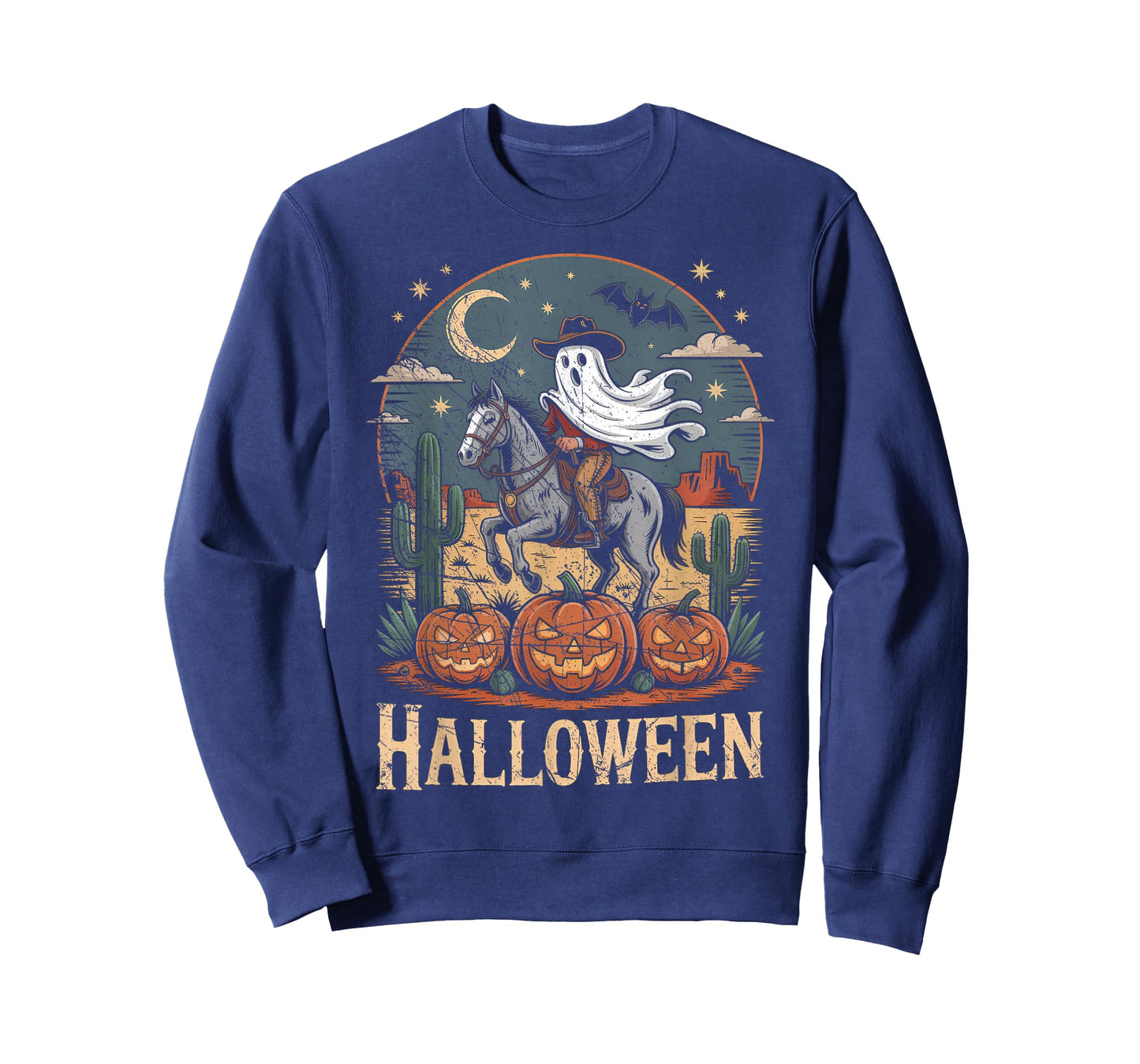 Ghost Riding Horse Halloween Season T-Shirt
