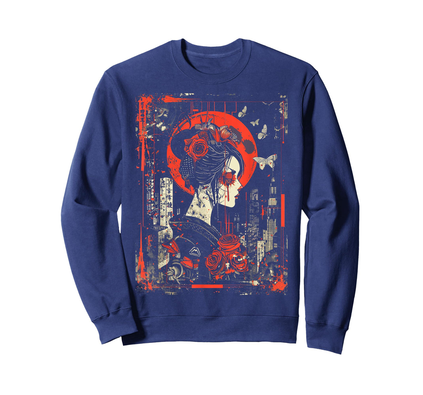 Anime Japanese Goth Cyberpunk City Demon T-Shirt