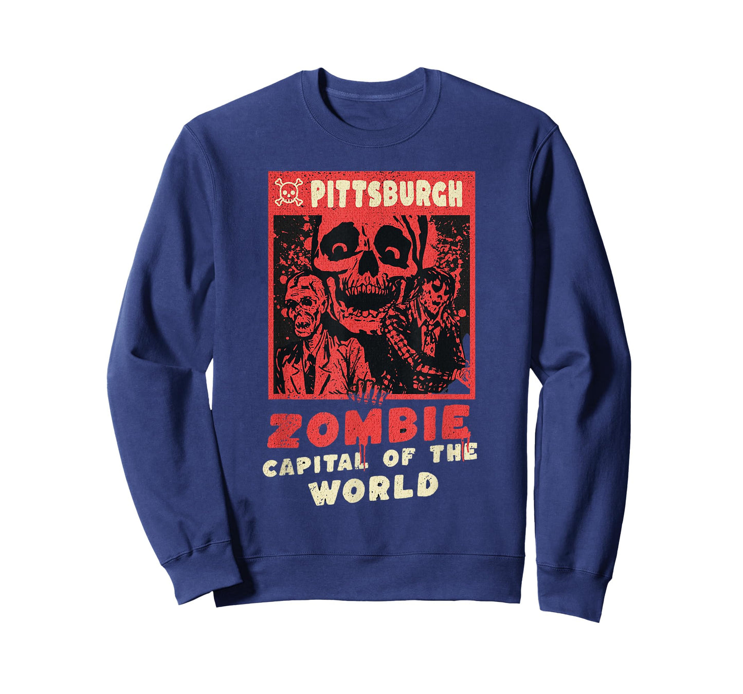 Pittsburgh - Zombie Capital of the World - Funny Halloween T-Shirt