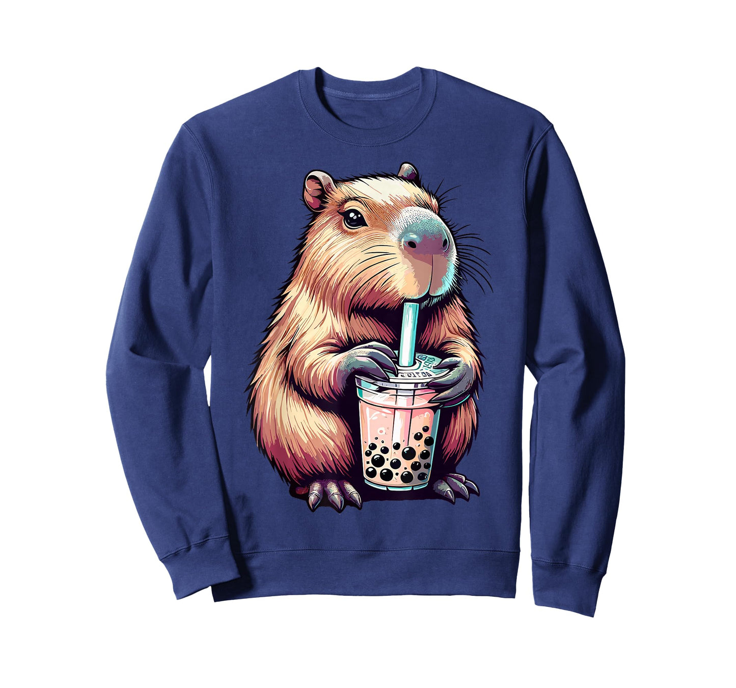 Capybara Bubble Tea Boba Tea Anime Capybara T-Shirt