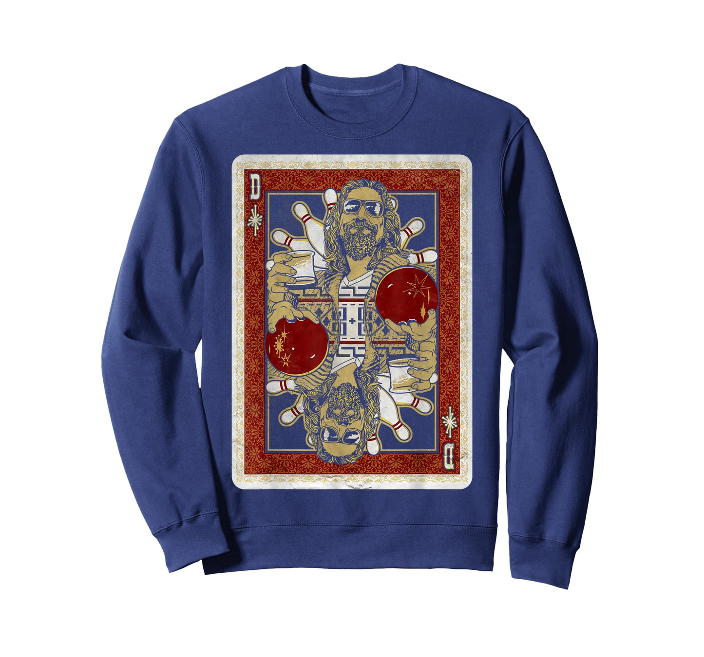 The Big Lebowski The Dude Abides Playing Card T-Shirt T-Shirt