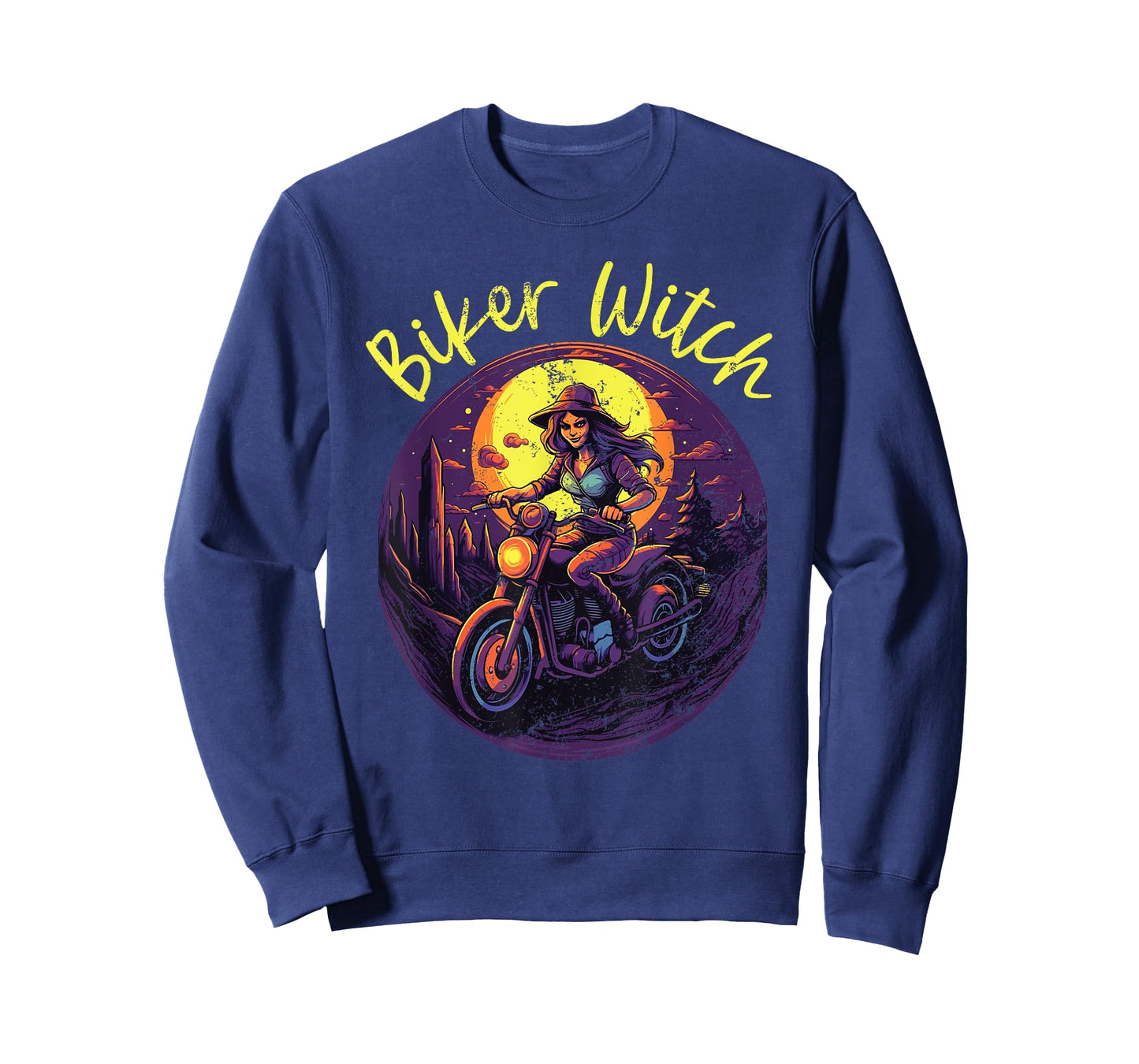 Biker Halloween Scary Trick Or Treat Spooky Motorcycle T-Shirt