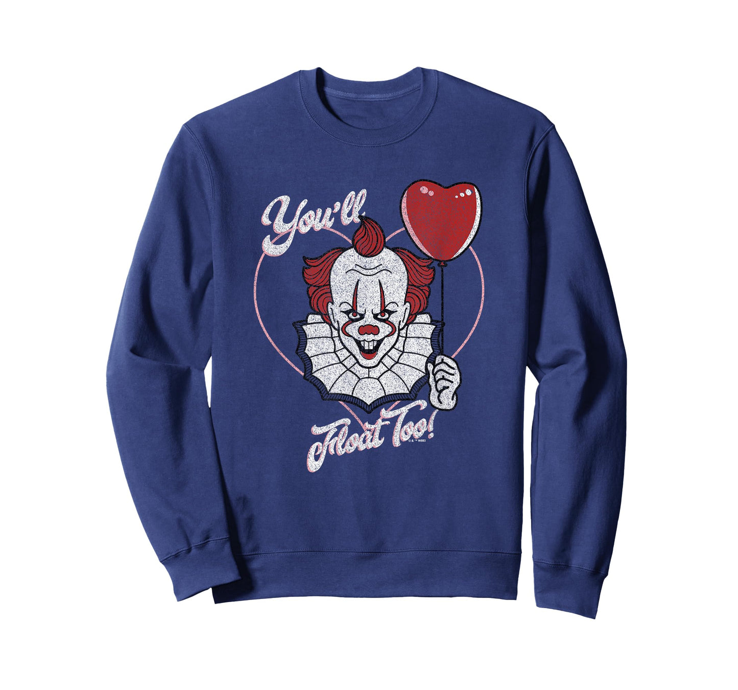 It Valentine's Day Pennywise You'll Float Too Heart Balloon T-Shirt