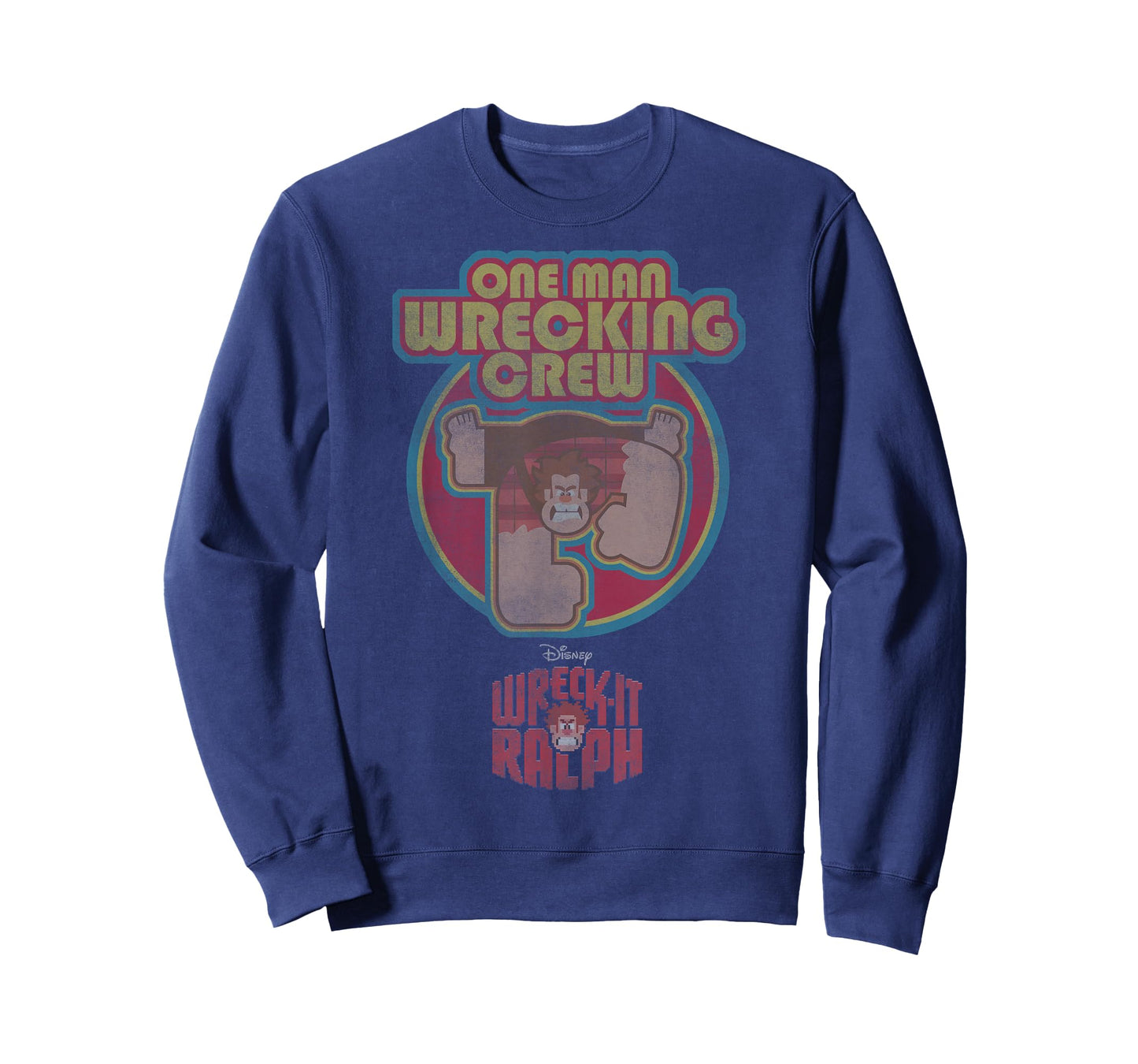 Disney Wreck-It Ralph One Man Wrecking Crew Distressed T-Shirt