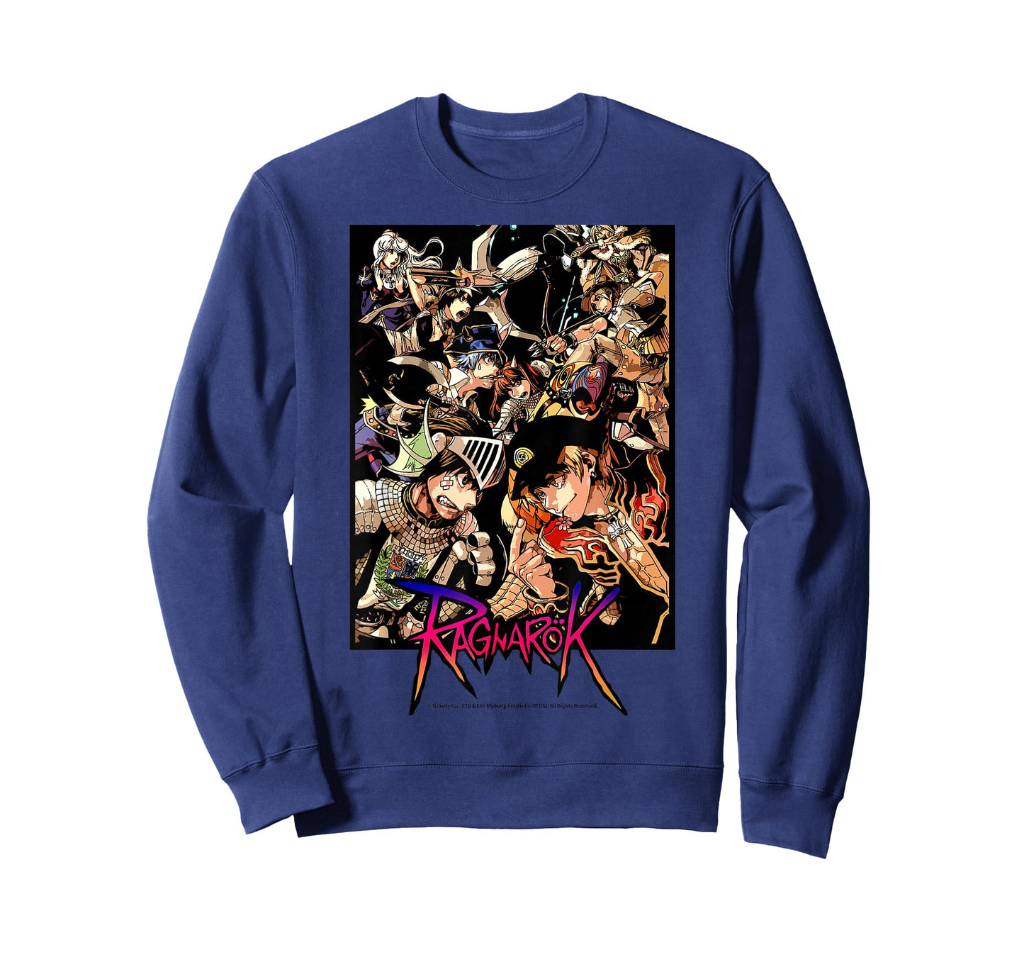 Ragnarok Official Characters Battle Scene Graphic Tee T-Shirt