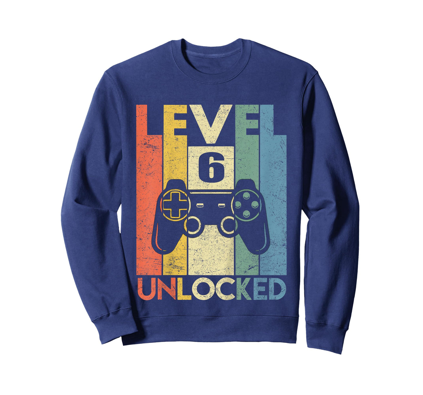 Level 6 Unlocked Shirt Funny Video Gamer 6th Birthday Gift T-Shirt