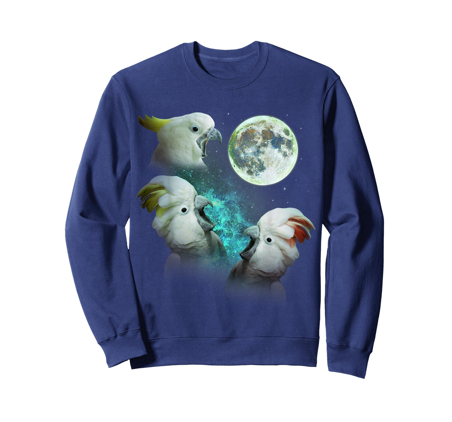 Three Cockatoos Howl At Moon 3 Wolf - Wolves Parody T-Shirt