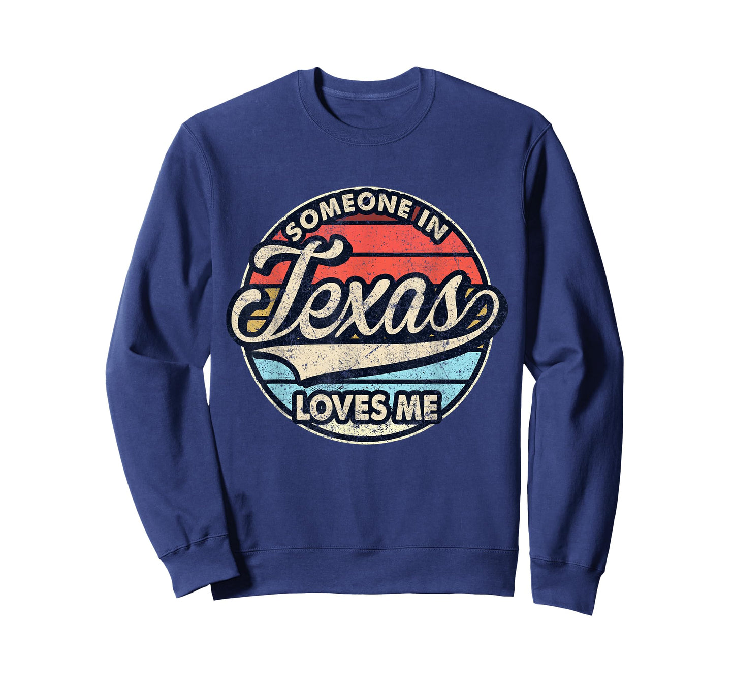 Someone in Texas Loves Me US State Cool Retro T-Shirt