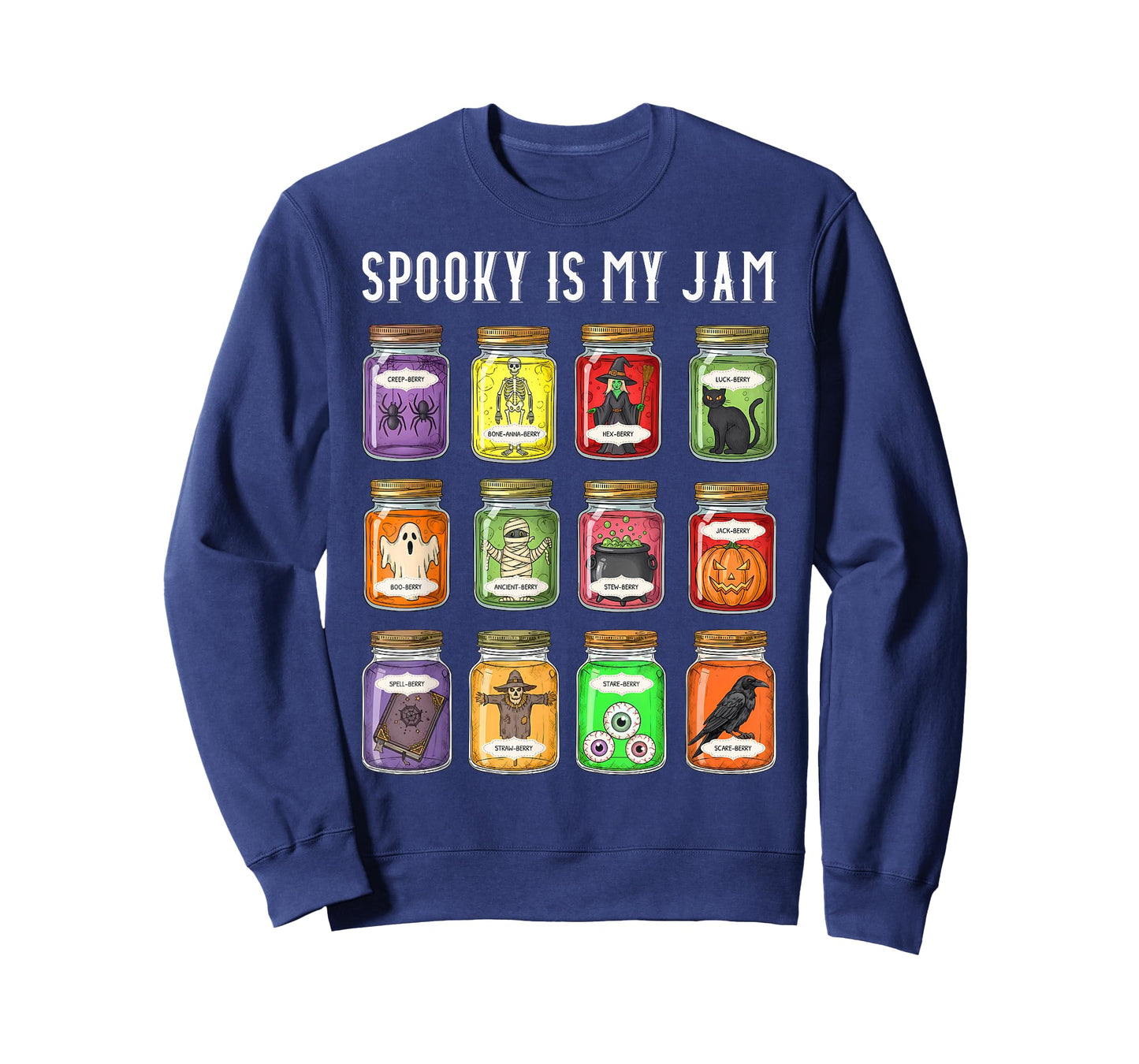 Spooky is My Jam Funny Halloween Jelly Preserves Jars Fall T-Shirt