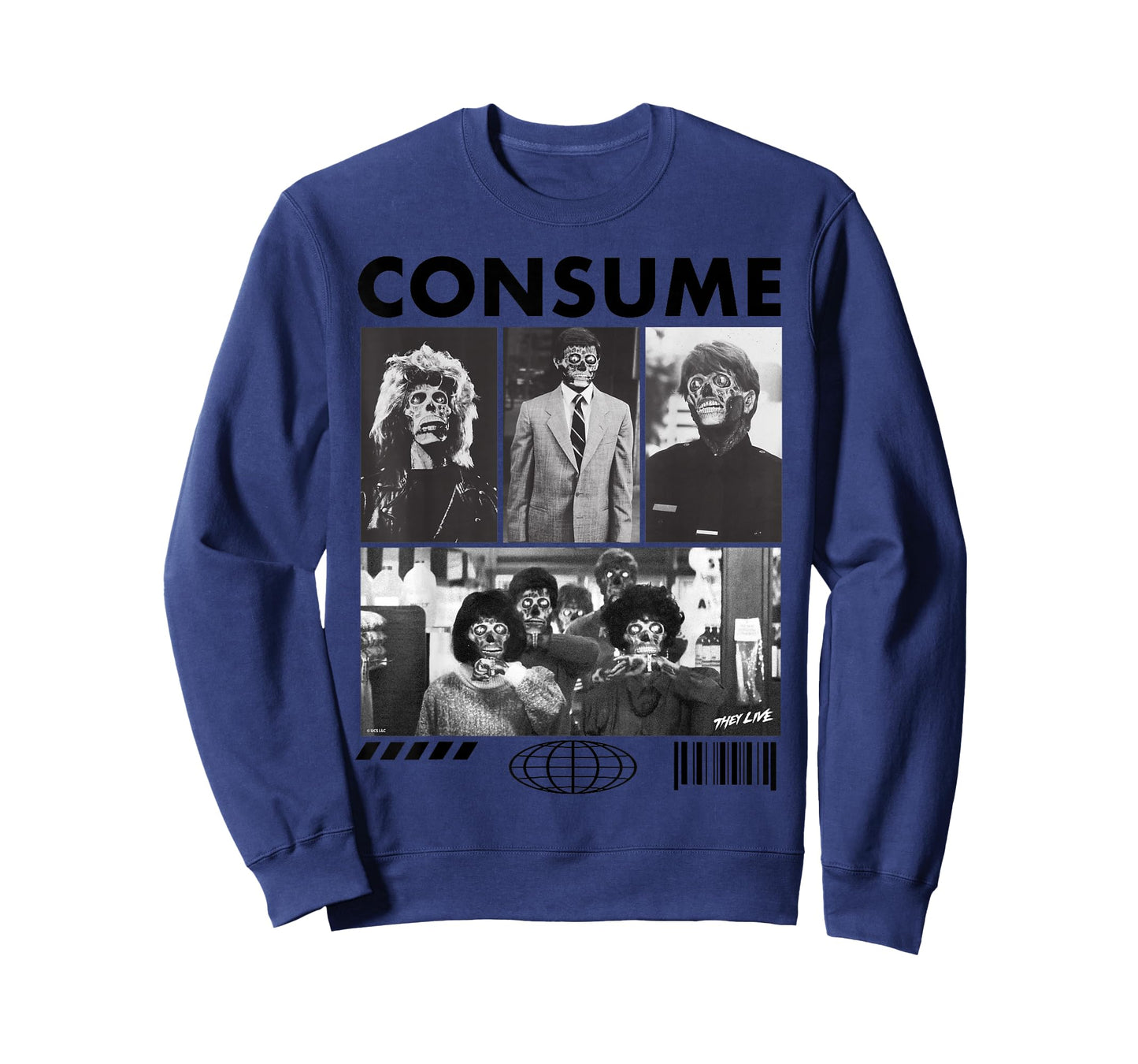 They Live Consume Aliens Collage T-Shirt