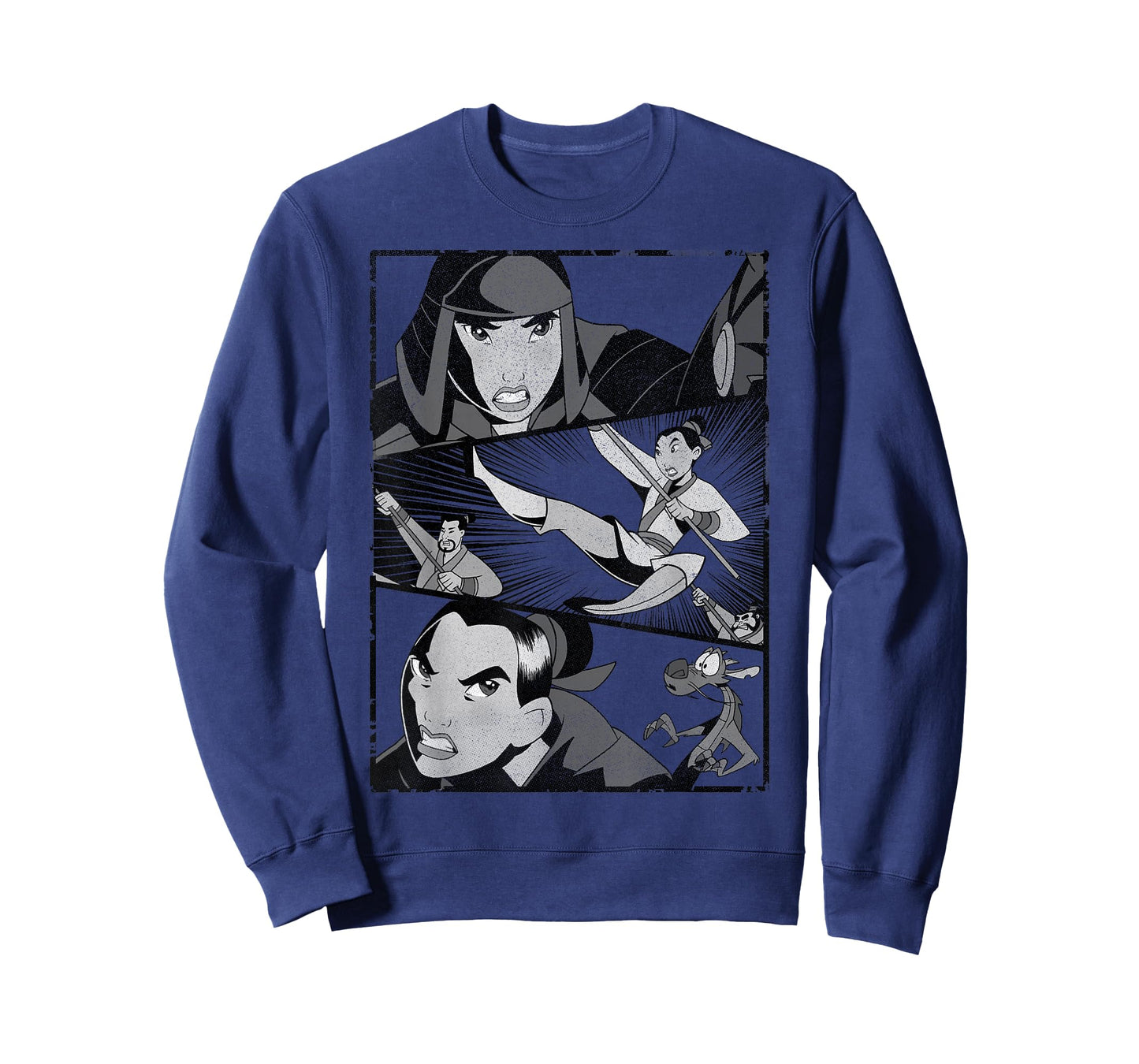 Disney Mulan Angry Warrior Princess Panel T-Shirt