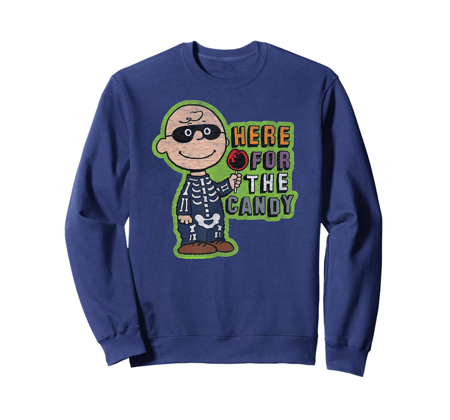 Peanuts - Charlie Brown Halloween Skeleton Candy T-Shirt